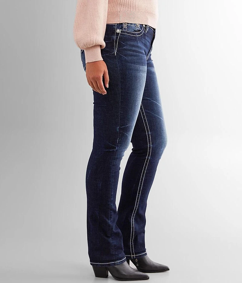 Curvy Straight Stretch Cuffed Jean