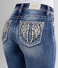 Curvy Ankle Skinny Stretch Cuffed Jean