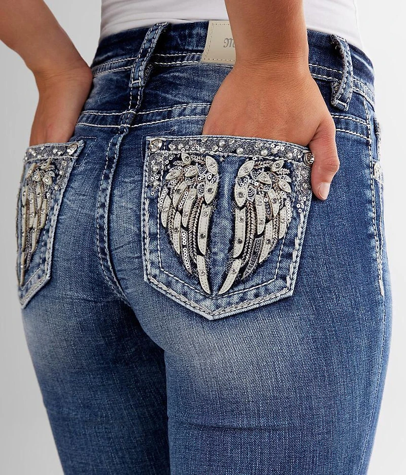 Curvy Ankle Skinny Stretch Cuffed Jean