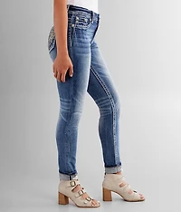 Curvy Ankle Skinny Stretch Cuffed Jean