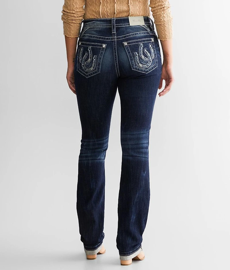 Curvy Straight Stretch Cuffed Jean