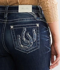 Curvy Straight Stretch Cuffed Jean