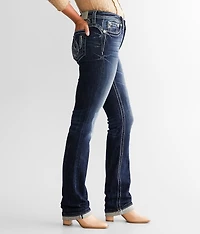 Curvy Straight Stretch Cuffed Jean
