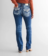 Curvy Straight Stretch Cuffed Jean