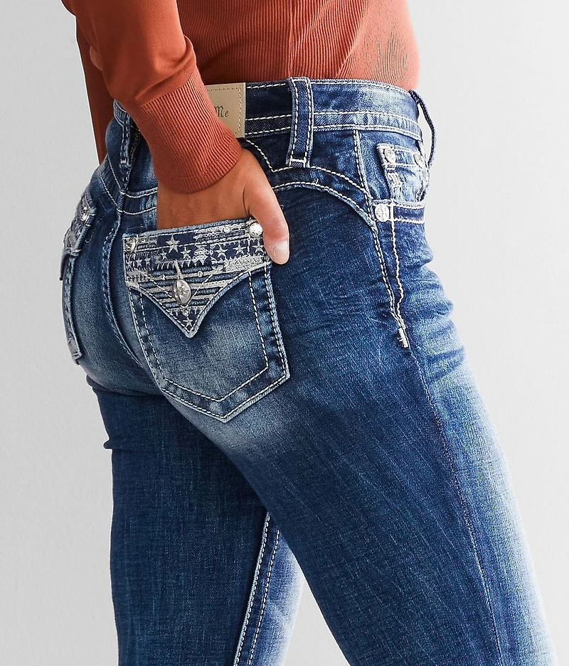 Curvy Straight Stretch Cuffed Jean