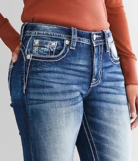 Curvy Straight Stretch Cuffed Jean