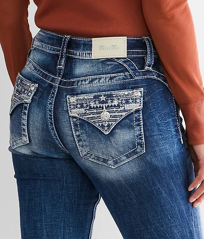 Curvy Straight Stretch Cuffed Jean