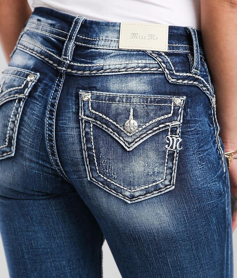 Curvy Ankle Skinny Stretch Cuffed Jean