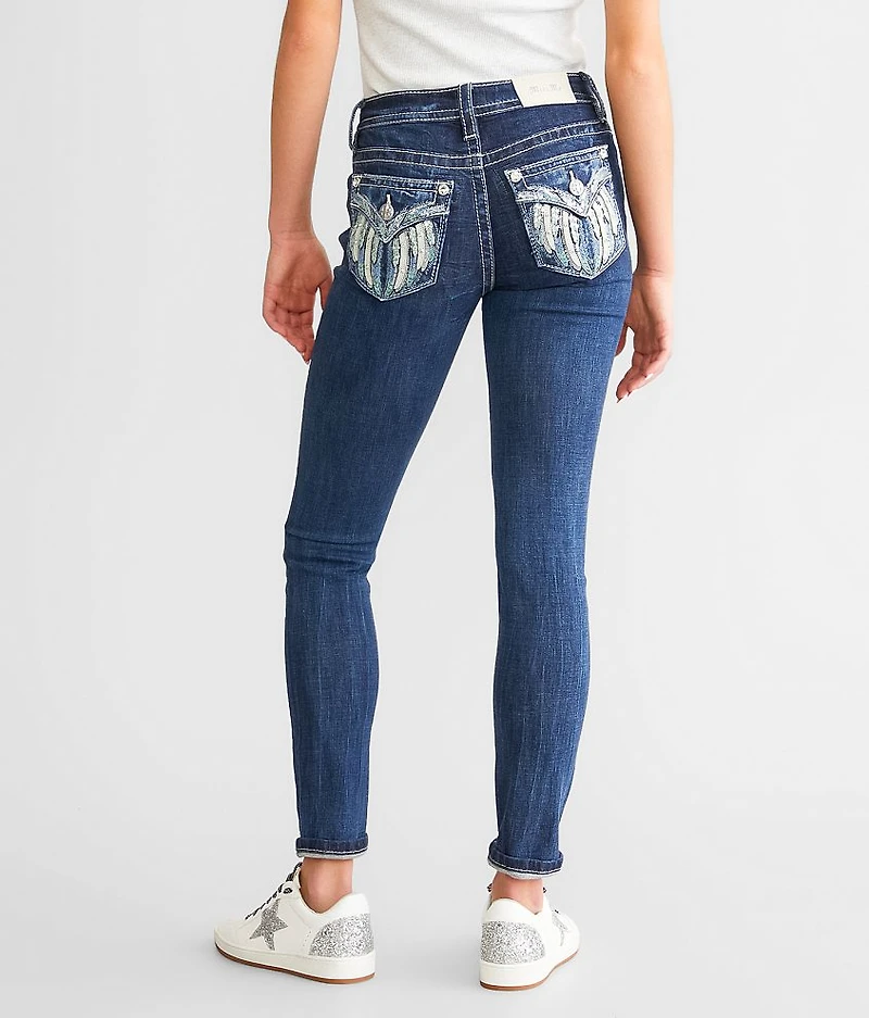 Mid-Rise Ankle Skinny Stretch Jean