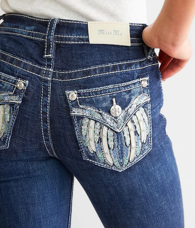 Mid-Rise Ankle Skinny Stretch Jean