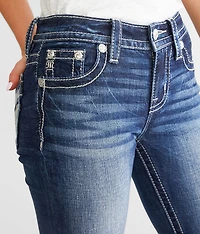 Mid-Rise Ankle Skinny Stretch Jean