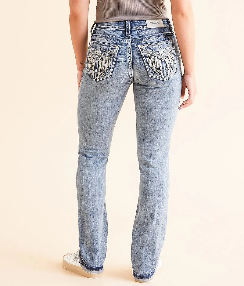 Curvy Straight Stretch Cuffed Jean