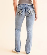 Curvy Straight Stretch Cuffed Jean