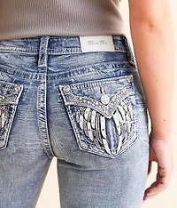 Curvy Straight Stretch Cuffed Jean