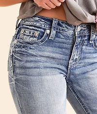 Curvy Straight Stretch Cuffed Jean