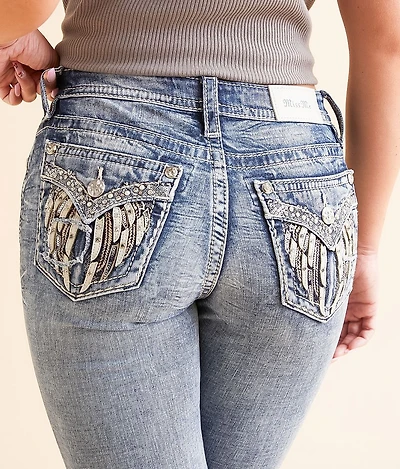 Curvy Straight Stretch Cuffed Jean