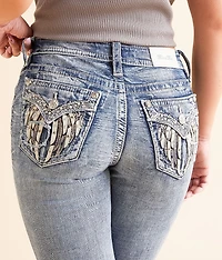 Curvy Straight Stretch Cuffed Jean