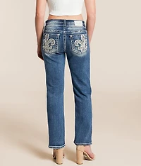 Universal Cropped Straight Stretch Cuffed Jean
