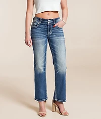 Universal Cropped Straight Stretch Cuffed Jean