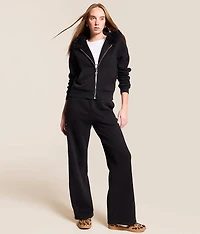 Glitz Wide Leg Track Sweatpant