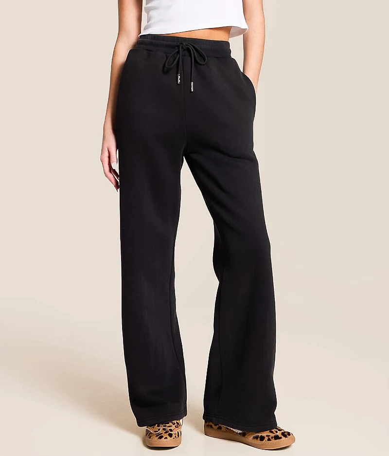 Glitz Wide Leg Track Sweatpant
