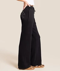 Glitz Wide Leg Track Sweatpant