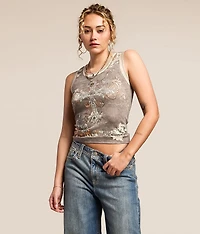 Glitz Lace-Up Tank Top