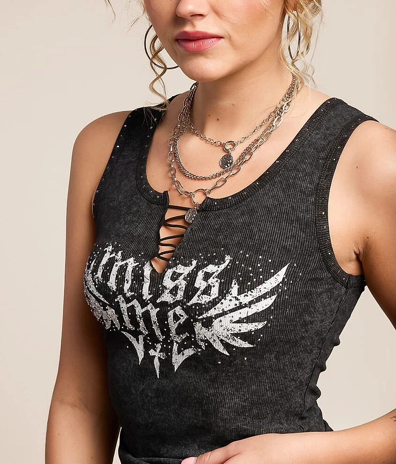 Rhinestone Tank Top