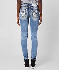 Mid-Rise Skinny Stretch Jean