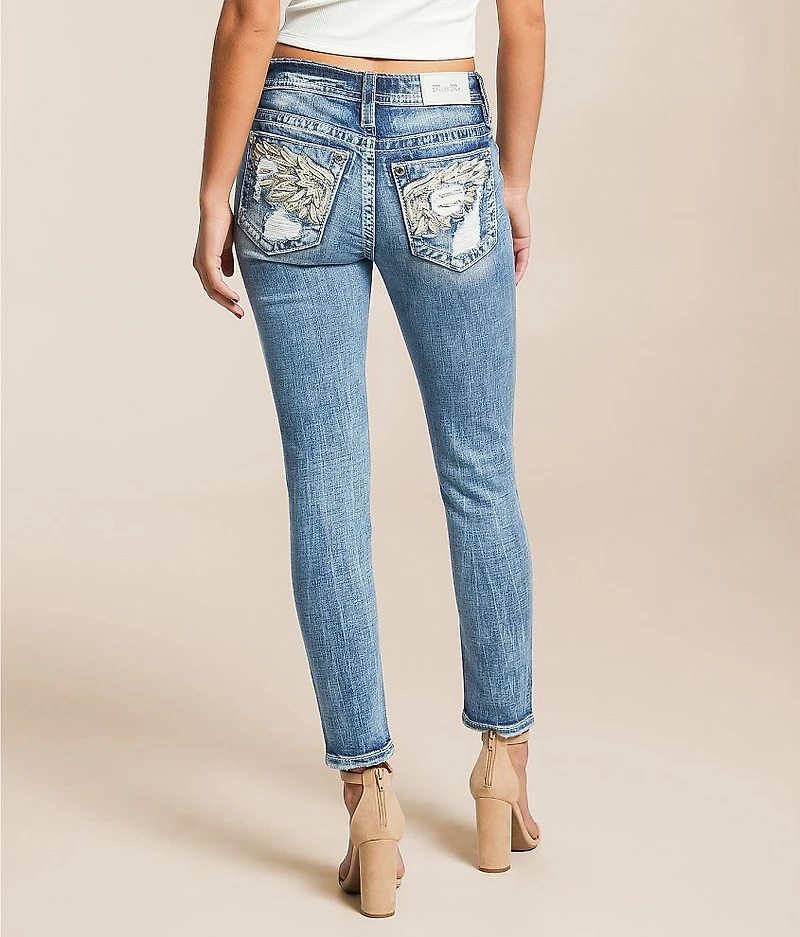 Mid-Rise Ankle Skinny Stretch Jean