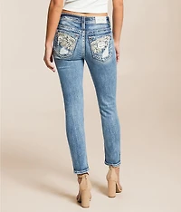 Mid-Rise Ankle Skinny Stretch Jean