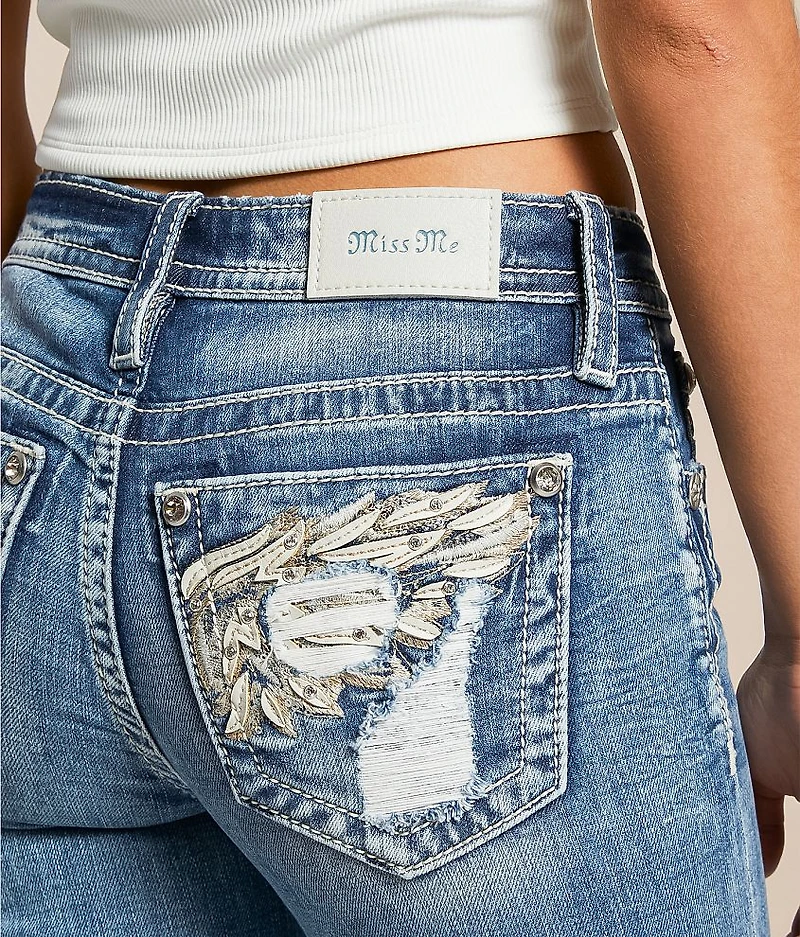 Mid-Rise Ankle Skinny Stretch Jean