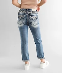 Mid-Rise Stretch Capri Jean