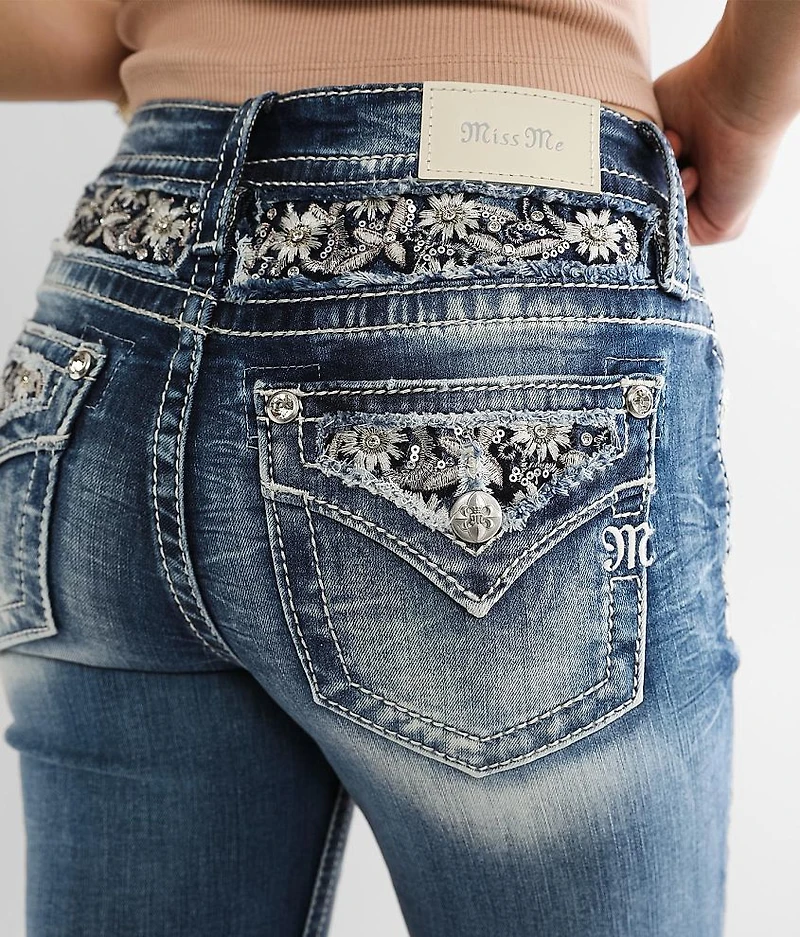 Mid-Rise Stretch Capri Jean