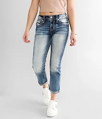 Mid-Rise Stretch Capri Jean