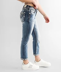Mid-Rise Stretch Capri Jean