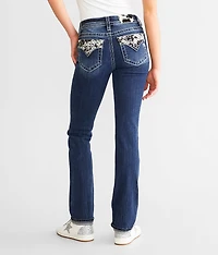 Mid-Rise Straight Stretch Jean