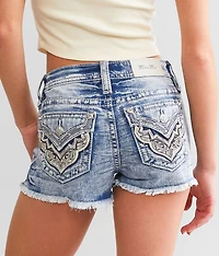 Mid-Rise Stretch Short