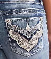 Curvy Cuffed Stretch Capri Jean