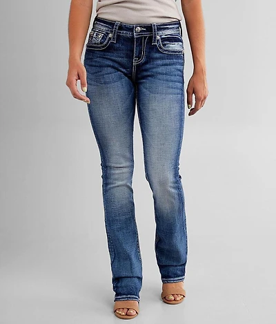 Mid-Rise Boot Stretch Jean