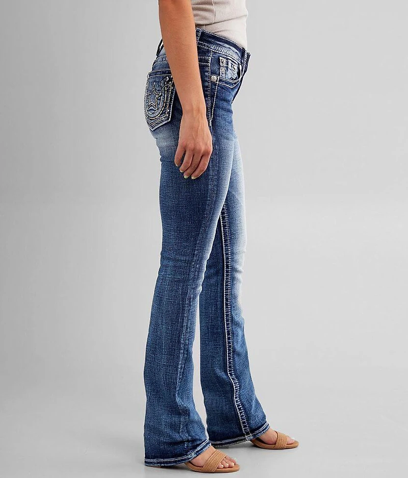 Mid-Rise Boot Stretch Jean