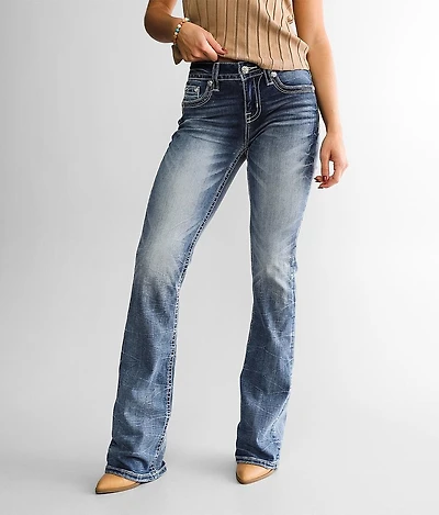 Mid-Rise Boot Stretch Jean