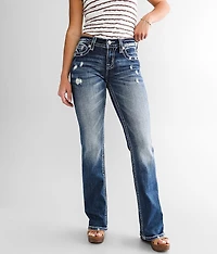 Mid-Rise Boot Stretch Jean