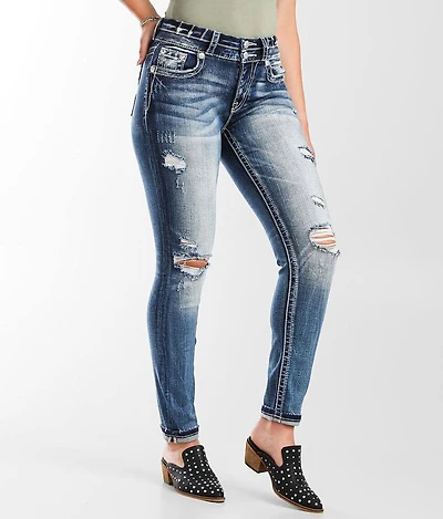 Curvy Skinny Stretch Cuffed Jean
