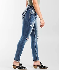 Curvy Skinny Stretch Cuffed Jean