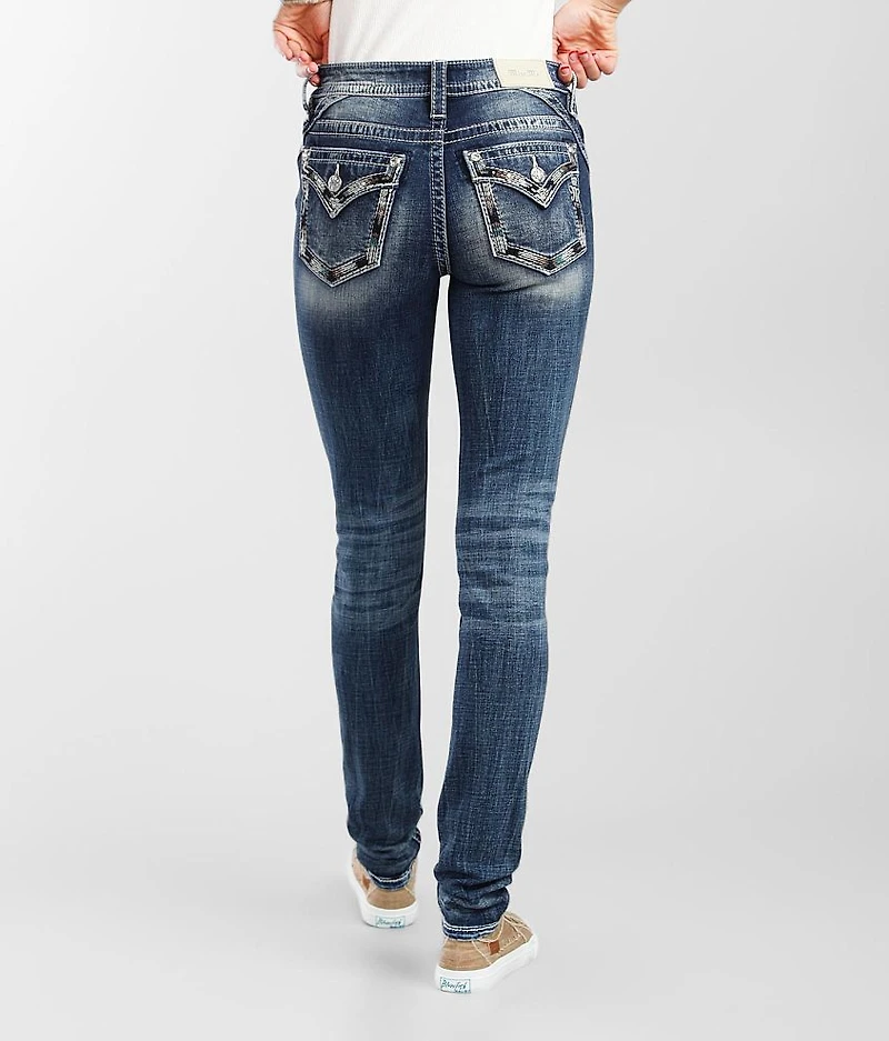 Mid-Rise Skinny Stretch Jean