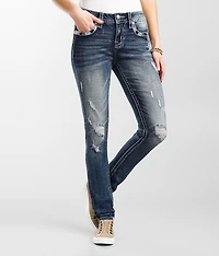 Mid-Rise Skinny Stretch Jean