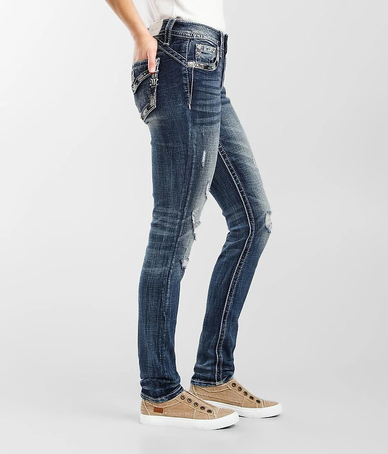 Mid-Rise Skinny Stretch Jean