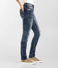 Mid-Rise Skinny Stretch Jean