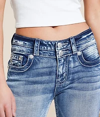 Mid-Rise Ankle Skinny Stretch Jean